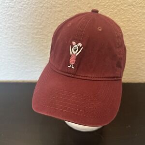 Disney Winnie The Pooh Maroon Piglet Hat Cap Adult OSFA